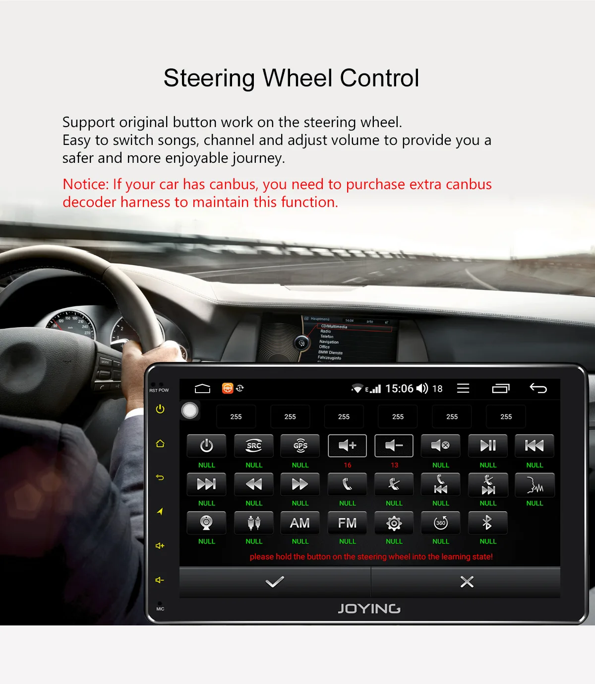Top 8"Android 8.1 Car Radio Stereo 4GB+64GB Head Unit Universal GPS Navi Multimedia DVD Player Built-in 4G Modem Wireless Carplay 12