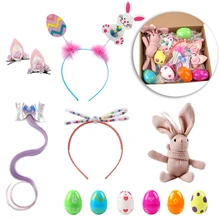 Модовые Пасхи тема 6 шт./компл. повязка для волос Заколки Зажимы Декор яйца женские аксессуары для волос для фестиваля вечерние украшения, 1Yc9447