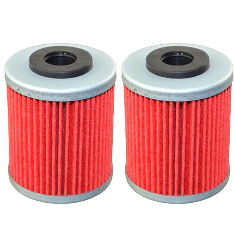 Масляный фильтр для KTM 450 SMR 450 2004-2007 EXC 450 гоночный 2006 2007 400 EXC 400 2000-2008 650 LC4 супермото 650 2006 - Цвет: 2 PCS