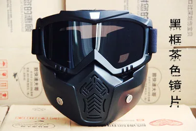 Ретро Harley Goggles локомотив маска мотоциклетный шлем маска ветрозащитные внедорожные очки для защиты глаз полушлем очки для Ri
