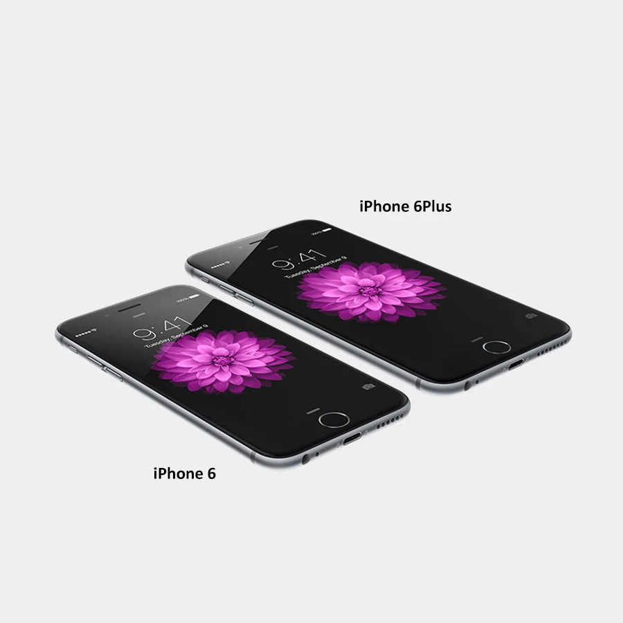 Разблокированный Apple iPhone 6 на базе IOS 16/32/64/128 ГБ распознавания отпечатков пальцев 8mp б/у WCDMA разблокирована Камера двухъядерным процессором