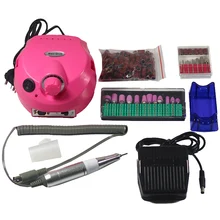 Электрическая профессиональная машинка для маникюра и педикюра, 30000 об/мин, набор для маникюра и педикюра, 50 шт., шлифовальная лента для ногтей, 30 шт., сверло для ногтей