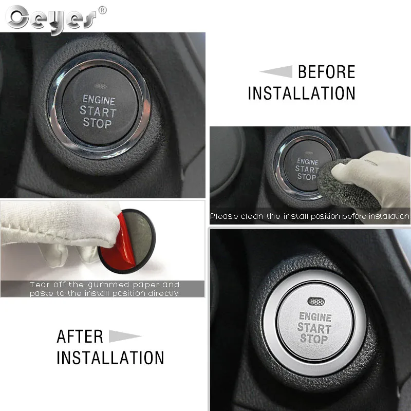 Start Engine Button Ring for SUBARU (35)