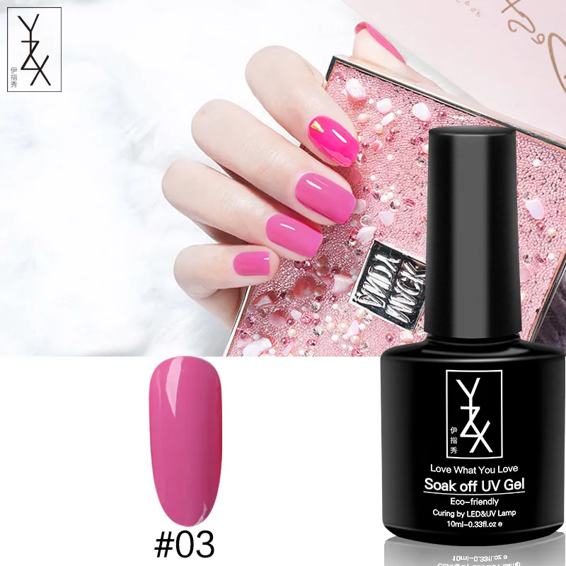 Color03 YXZ гель для ногтей красная бабочка любовь серия УФ/светодиодный лак SoakOff 10 мл эмалированный молочный белый черный лак для ногтей для сексуальных женщин - Цвет: Color03