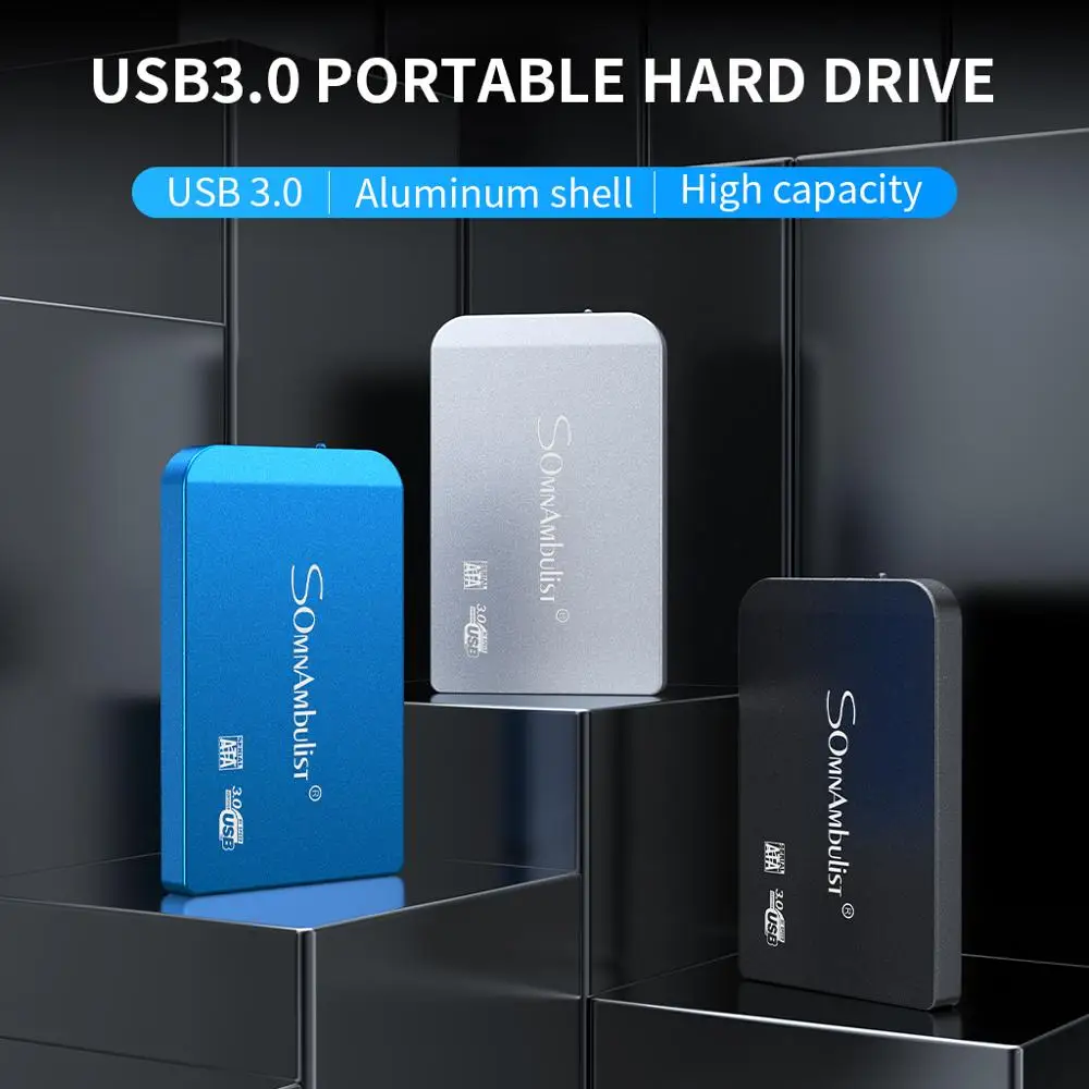 HDD USB3.0 2 5 &quotвнешний жесткий диск мобильный 1 ТБ Внешние жесткие диски ps4