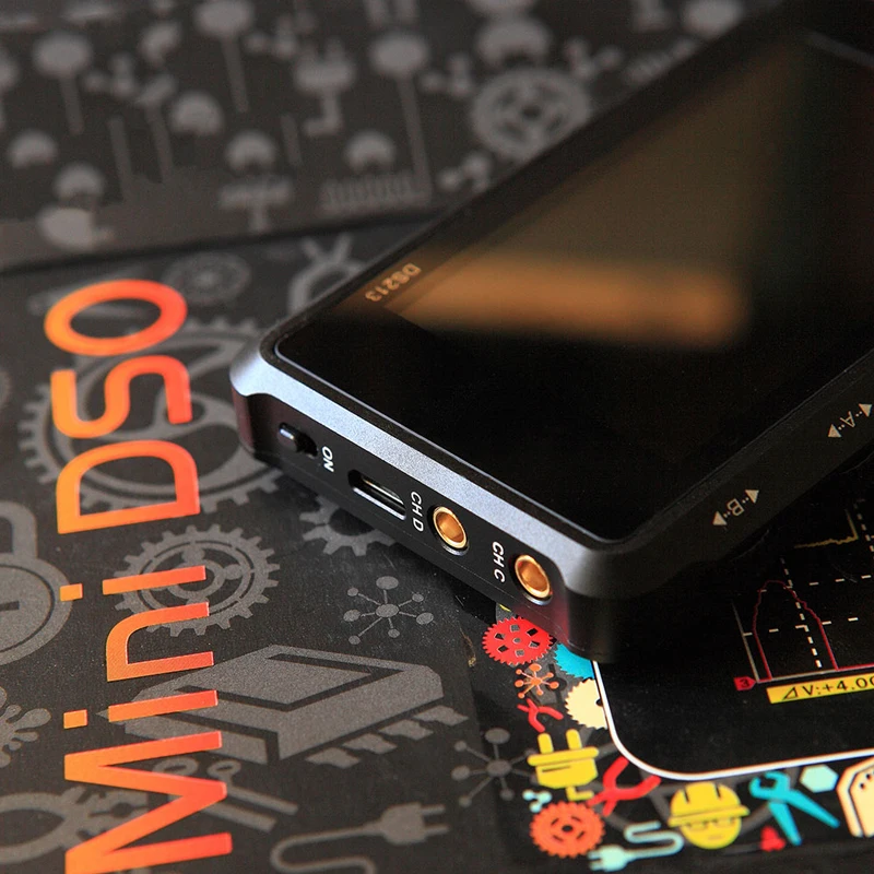 Портативный 4 канальный 100 мс/с Nano DSO DSO213 DS213 цифровой осциллограф ЖК-дисплей Дисплей чехол