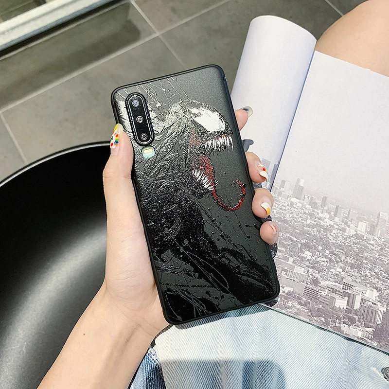 Soft silicone Cases for Huawei P10Plus P20 P30 Lite Pro hero venom soft TPU cover For Huawei Nova 3 3i 4 Mate 10 20 Pro Cases