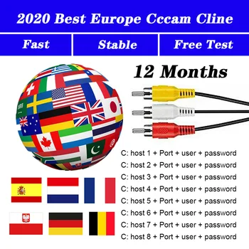 

Europe Spain 12 months latest and most stable cccam clines Portugal Germany Italy Poland satellite TV receiver HD DVB-S2 su