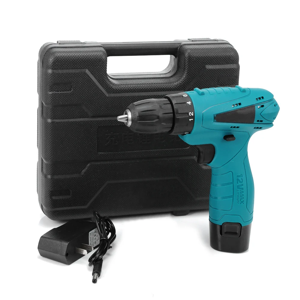

12V Electric Drill Cordless Screwdriver Set Electric Screwdriver Cordless Drill Mini Wireless Power Driver DC 2-Speed Power Tool
