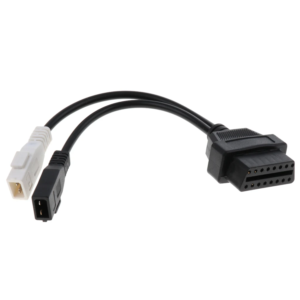 Car Vehicles 2x2 Pin Adapter Interface Cable OBD2 OBDII Conversion Kit For VW Audi Seat