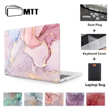 MTT мраморный чехол для Macbook Air Pro retina 11 12 13 15 16 дюймов, чехол для ноутбука mac book Pro 13,3 15,4 с сенсорной панелью
