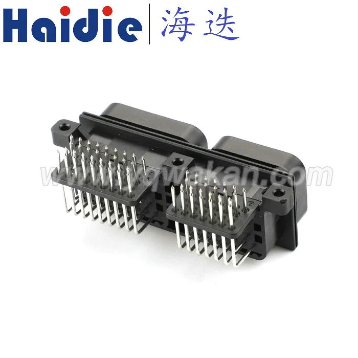 Free shipping 1set auto 60pin male PCB plug 26pin add 34pin ECU cable wiring harness connector
