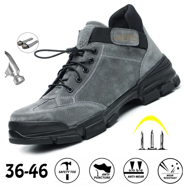 Women Work Sneakers Men Safety Shoes
