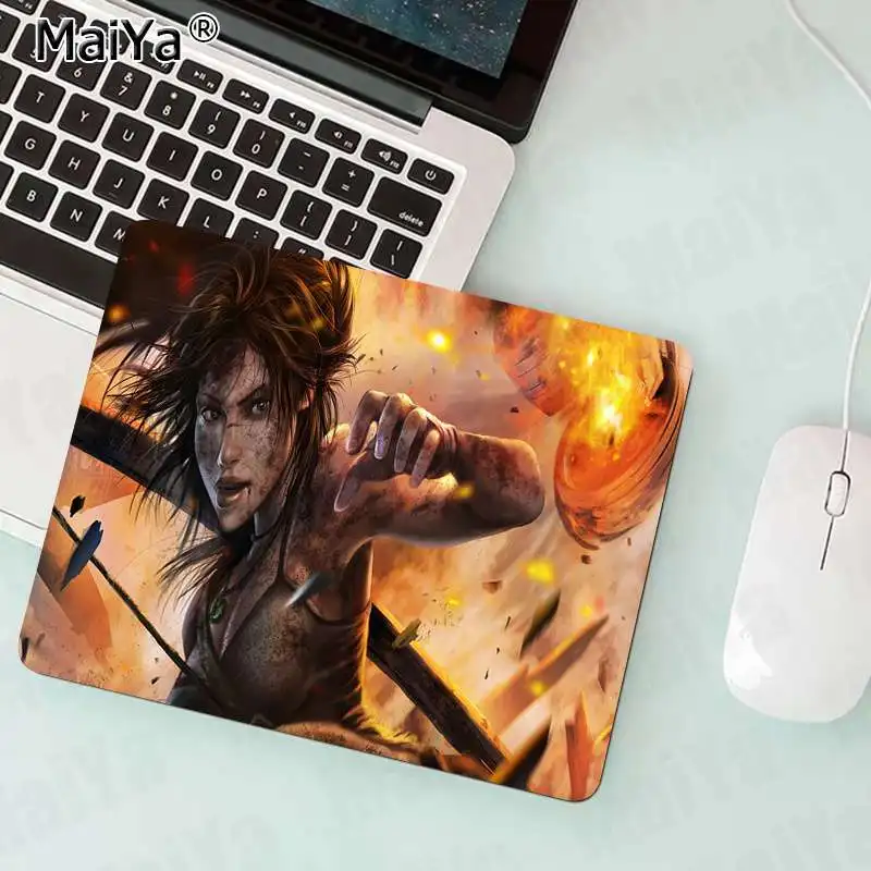 MaiYaCa tomb raider маленький коврик для мыши ПК компьютерный коврик резиновый ПК компьютерный игровой коврик для мыши