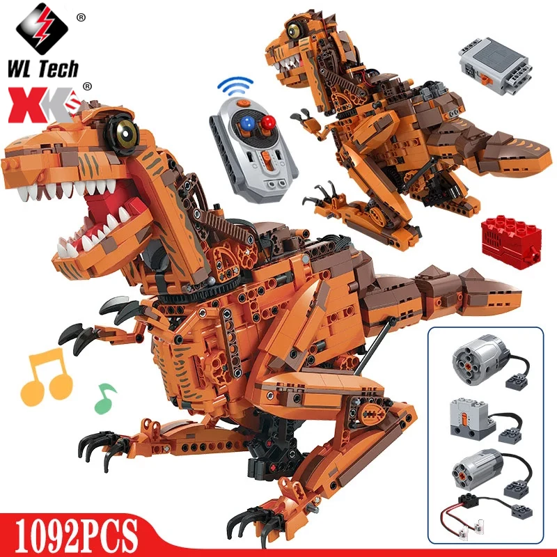 WLtoys 1092 шт. техника Электрический радиоуправляемый тираннозавр строительные