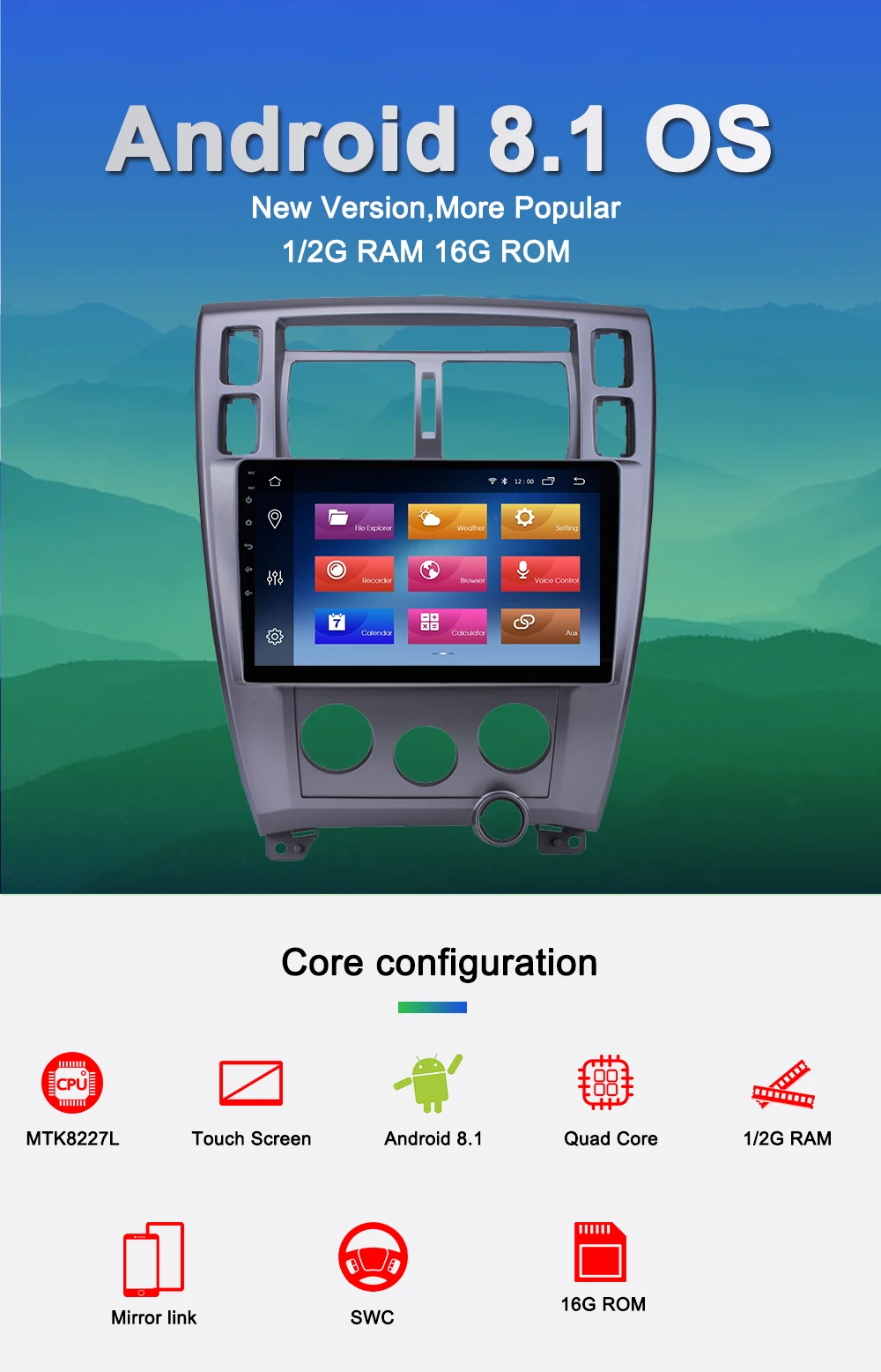 Perfect Navivox Car radio Multimedia dvd player 10.1" android 8.0 For Hyundai Tucson 2006-2014 stereo gps audio head unit 0 Perfect Navivox Car radio Multimedia dvd player 10.1" android 8.0 For Hyundai Tucson 2006-2014 stereo gps audio head unit 0