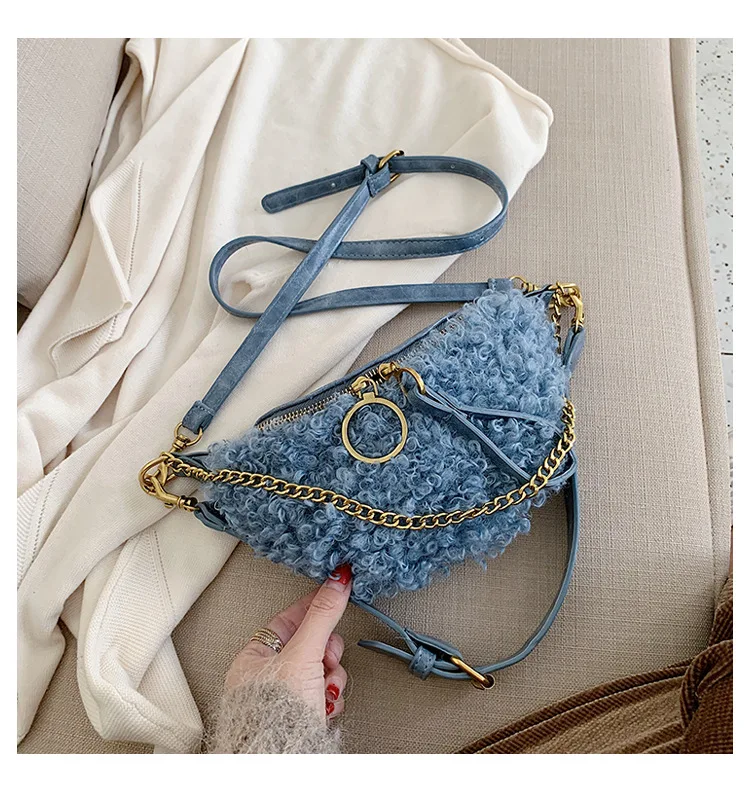 Осенне-зимние новые стильные сумки, модная нагрудная сумка, роскошная дизайнерская сумка-тоут, сумки для женщин, сумки через плечо, Bolsas Feminina - Цвет: blue