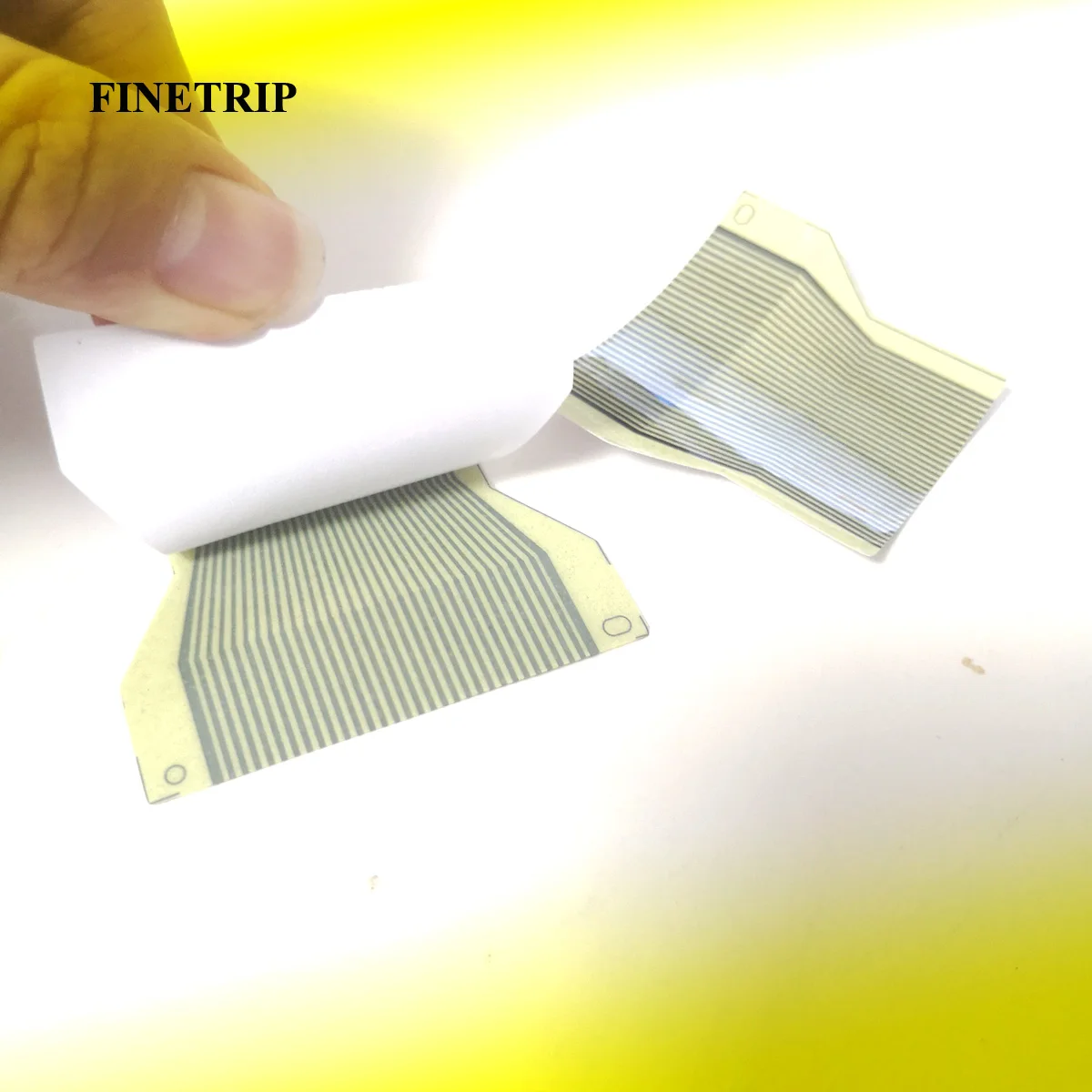 Finetrip 10 Pezzi Per Vw Fox Ribbon Cable Fauct Pixel Repair Tool Instrumentnt Cluster Flat Lcd Connector Per Cruscotto