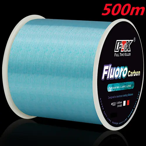 FTK 300/500m Invisible Fishing Line Speckle Fluorocarbon Coating Line 0.20mm-0.50mm 4.13LB-34.32LB Super Strong Spotted Line - Image 8