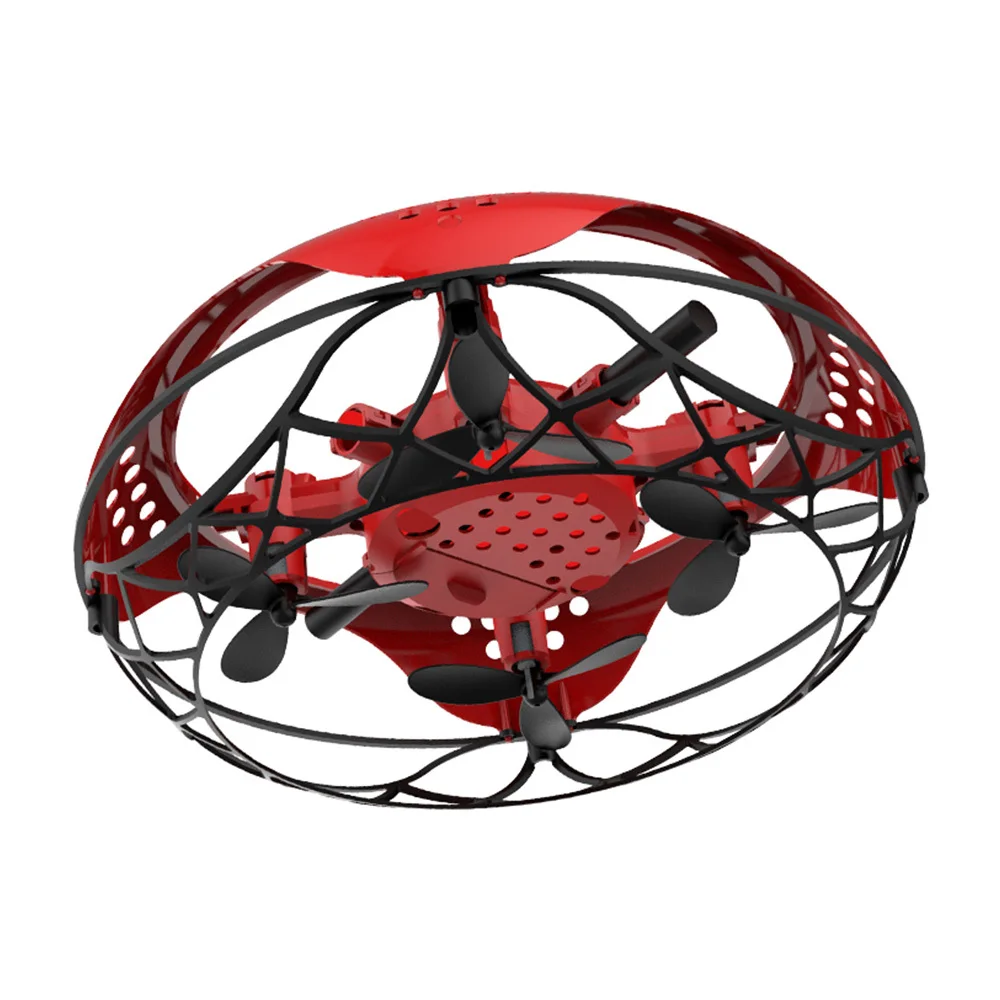 Новый анти столкновения НЛО Мини Drone RC рук Летающий Глобус ручного управления
