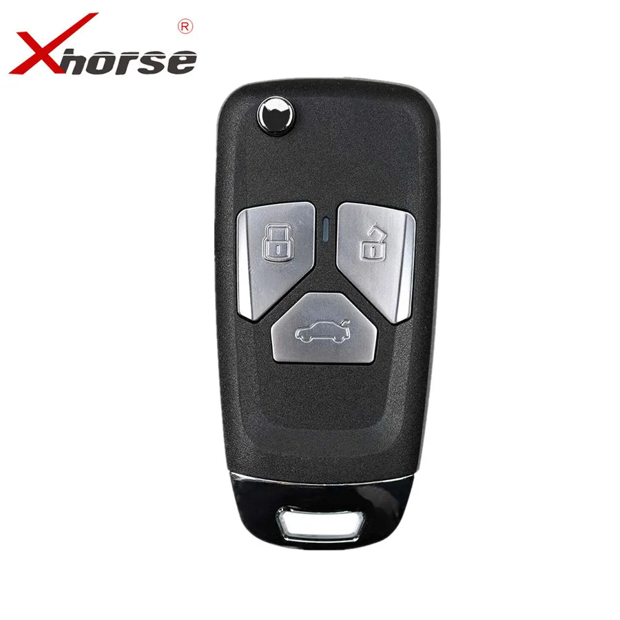 Xhorse XKAU01EN универсальный дистанционный ключ с 3 кнопками для Audi английская версия 10