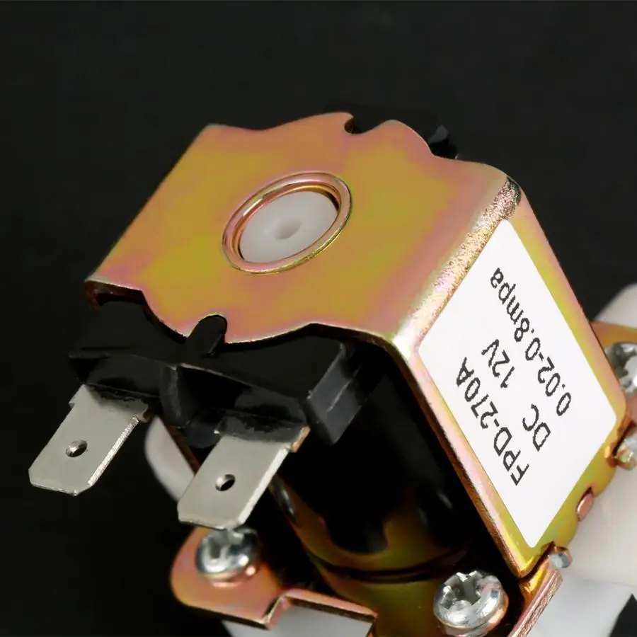 Заподлицо клапан DC12V OD12mm электромагнитный клапан нормально закрытый поток воды переключатель MF