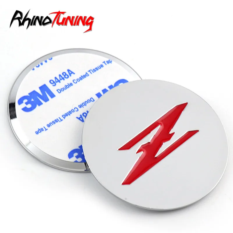 

4pcs 51mm Silver Z Emblem Car Wheel Center Caps Sticker For Corolla Sentra Altima 350Z Car Logo Emblem Decal