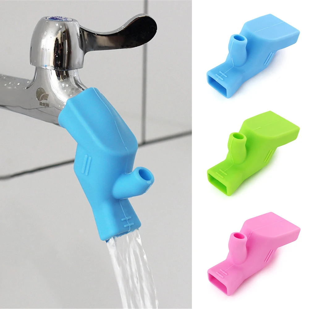 2 Sell Travel Portable Simple Mouth Cup Brushing Cup Silicone Faucet Extension Extender Child Washer Guide Sink Home Travel Good