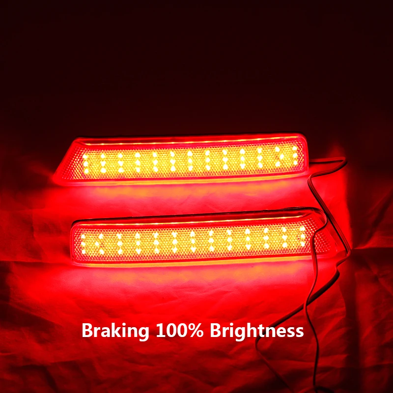 OKEEN 2 шт. Одежда высшего качества 12V 6W LED задний бампер отражатель светильник для