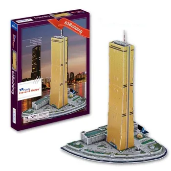 

Korea Golden 63 Architecture Education 3D Paper DIY Jigsaw 3445 Puzzle Model Educational Toy Kits Children Boy Gift Toy