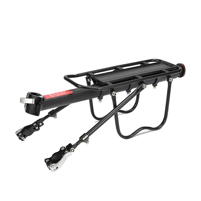 

Bicycle Rack Luggage Carrier Holder Seat Rack Trunk Frame Carrier Holder Mount with Light Reflective Plate