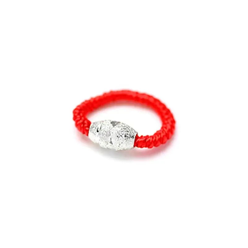 

Handmade Kabbalah Red String Lucky Bead Protection Braided Rings Fashion Jewelry 634D