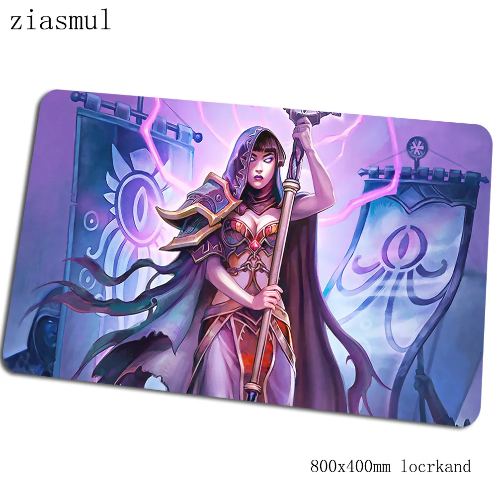 Hearthstone коврик для мыши 80x40 см игровой коврик для мыши с изображением в стиле аниме на день рождения офисный ноутбук с алюминиевым корпусом стол коврик настоящий padmouse игры pc gamer коврики - Цвет: Size 800x400x2mm