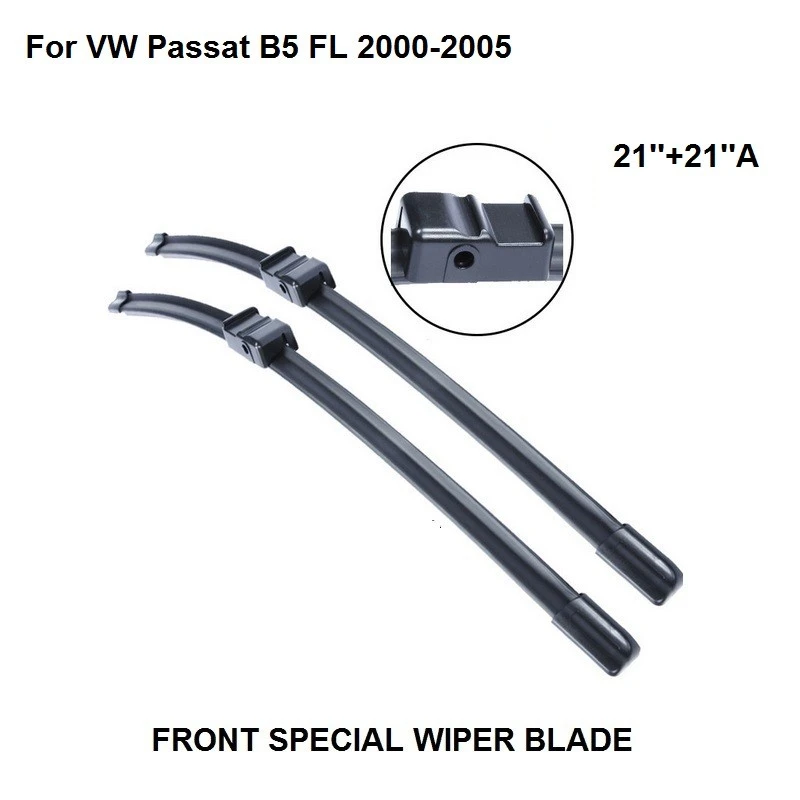 Wipers For VW Passat B5 FL 2000-2005 21''+21'ɺ Car Rubber Wiper Blade Accessories Auto Windshield Prices | Автомобили и