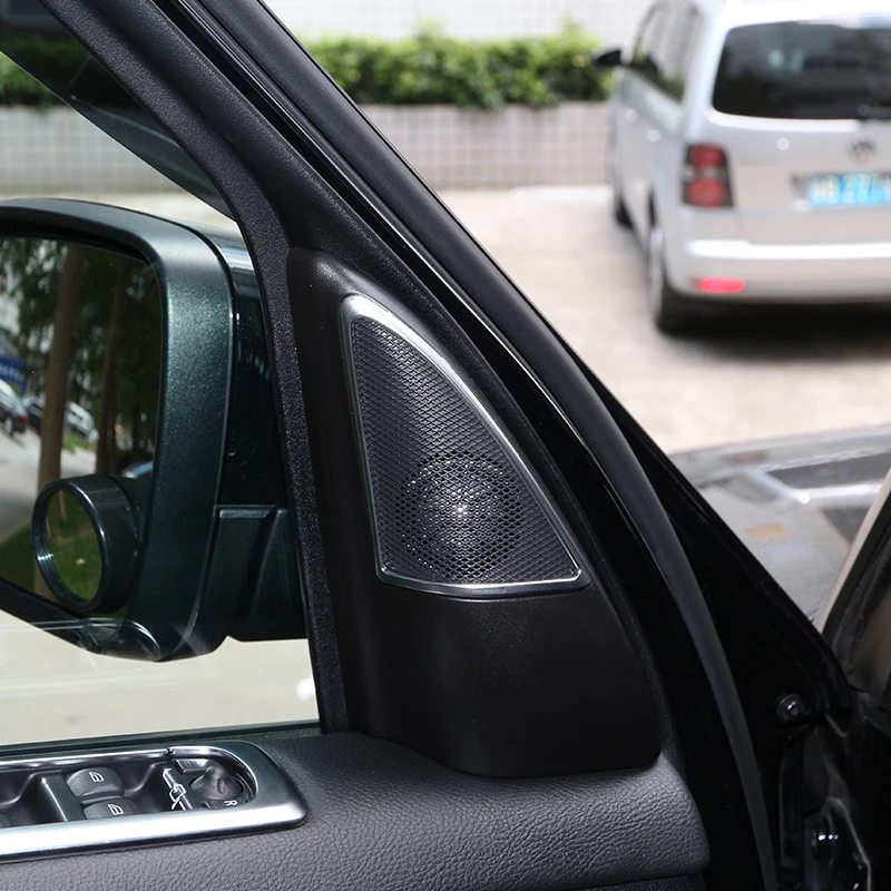 Для Land Rover Discovery 4 LR4 2009- автомобильные аксессуары передняя дверь аудио динамик рамка накладка наклейка