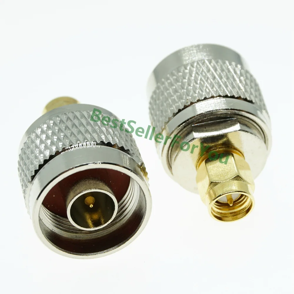 

SMA Male to N-Type Male Jumper Plug RF Adapter, Router Link, Cable Connector