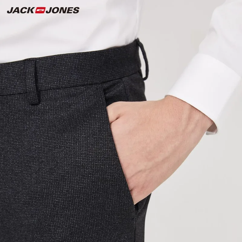 JackJones мужские деловые Умные повседневные Узкие повседневные брюки 219314555