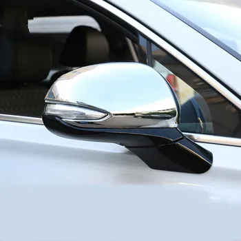 

ABS Chrome Side Rearview Mirror Cover Cap For 2019 2020 Hyundai Santa fe Santafe Accessories Sticker