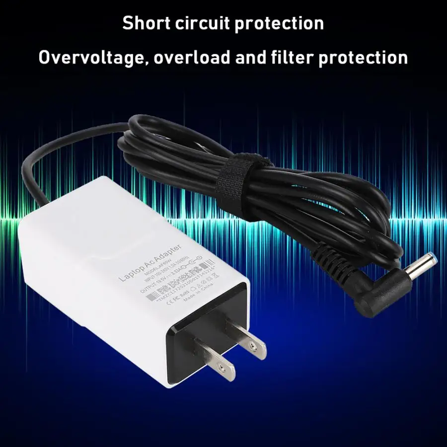Зарядное устройство для ноутбука 19,5 V 3.33A 65W адаптер питания для HP500/HP510/HP520/HP530/HP540(США 110-240 В) Вилка стандарта США