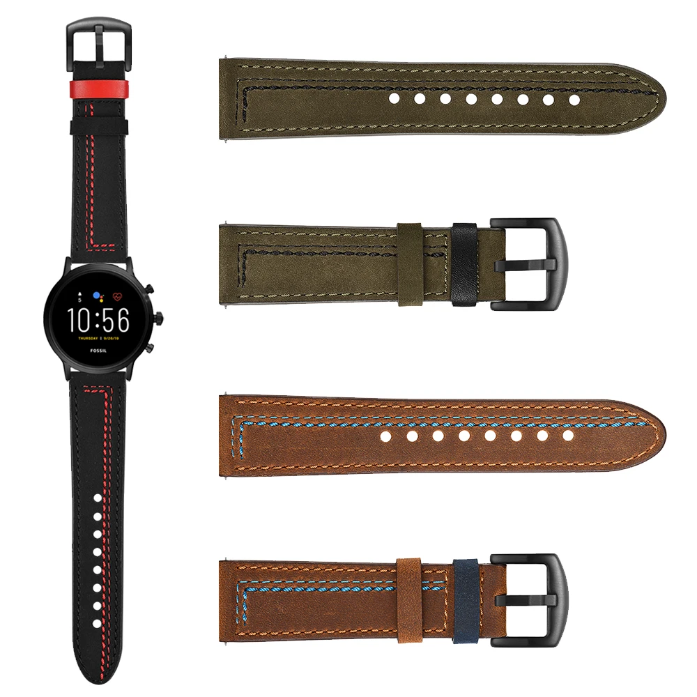Kulit Watchband untuk Fosil Gen 5 