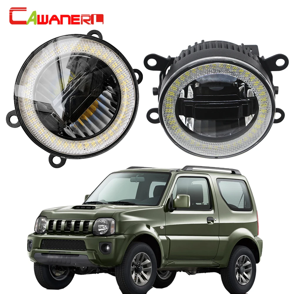 Cawanerl для Suzuki Jimny FJ 1998-2014 автомобиля 3000LM светодиодный лампы Противотуманные фары