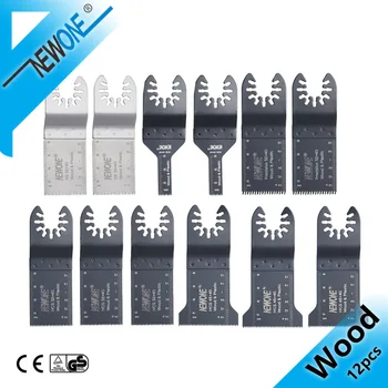 

12pcs Quick release Oscillating multi Tool Saw Blade for Power Tools CUT Wood PVC