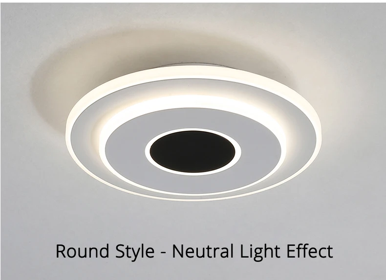 Modern Led Ceiling Lamp Luster Black and White Led Ceiling Lamp for livingroom Lights Hallway Balcony Lights Fixtures