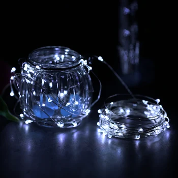 

LED Light String 100/50 LEDs String Lights Outdoor Waterproof 8 Lighting Modes Bottle Light for Party Garden Chrismas Decoration