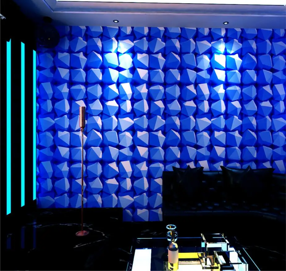 3d 3d трехмерная Индивидуальность Мода flash wall тканевая полоса отель Необычные Бальные коробки тема комнаты обои