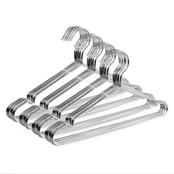 

40Pcs Metal Hangers, Stainless Steel Strong Wire Clothes Hangers,Children's Hangers Household Clothes Non-Slip Clothes Metal