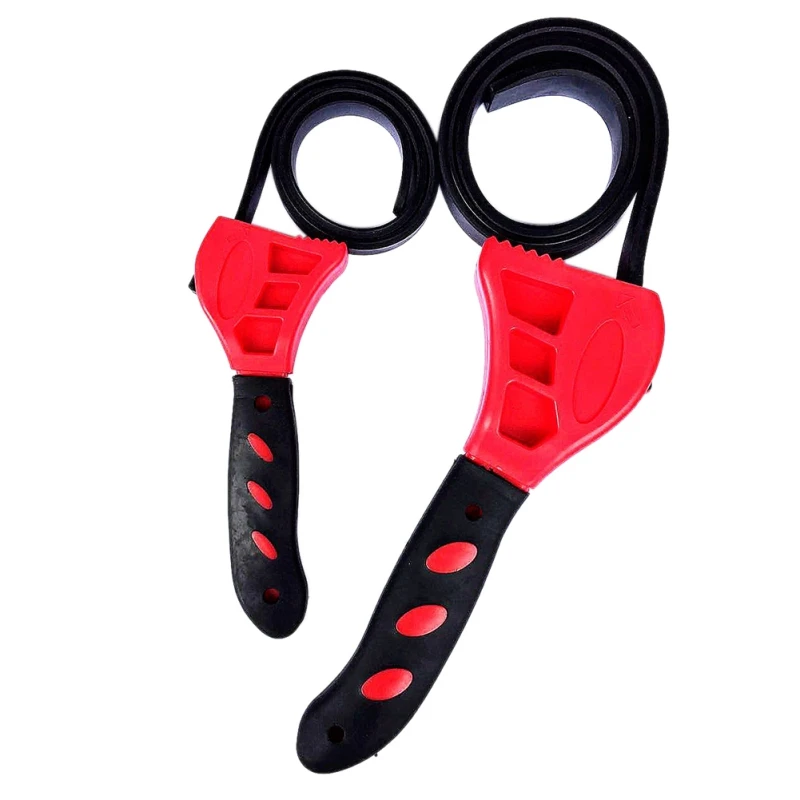 Разводной гаечный ключ открывалка для бутылок мульти-функциональный ремень ключ, дюймовый стандарт Универсальный Гаечный ключ с резиновым ремешком практичный ручной инструмент для дома