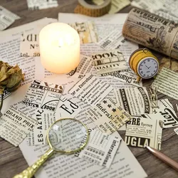 46 pçs/lote inglês do vintage decorativo mini papel adesivo decoração diy álbum diário scrapbooking etiqueta kawaii