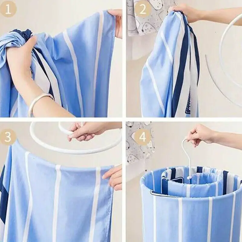 Круглая сушилка для белья Airer одежды из нержавеющей стали вешалка носков
