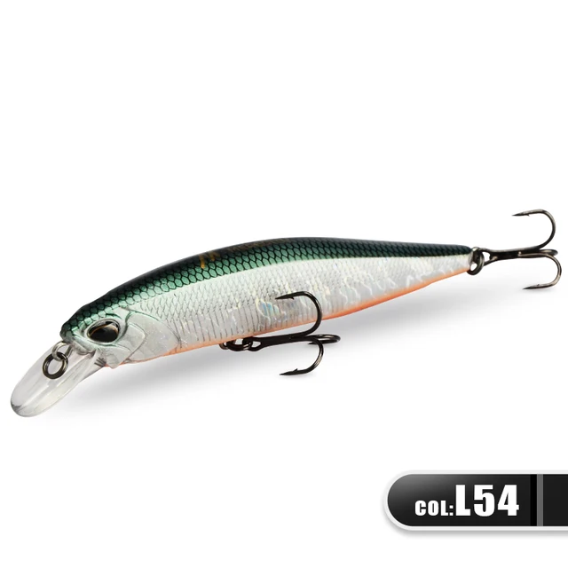 MRERDITH JERK MINNOW 100F 14g  Floating Wobbler Fishing Lure 24Color Minnow Lure Hard Bait Quality Professional Depth0.8-1.0m JBR-100F-L54